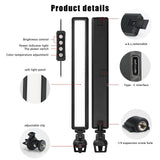 Portable Bi-Colour Led Video Light For Live Streaming And Conferences-1915197746059546626