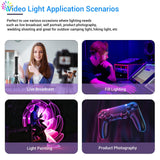 Handheld Rgb Light Stick With Remote & Softbox-1915197390814580742