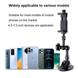 Articulating Magic Arm With Suction Cup Phone Mount 4.5 - 7.2 Inch Phones-1915196806317346820