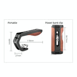 Vlogging Live Broadcast Smartphone Video Rig With Led Light And Mic-1915197497228267529