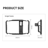 Vlogging Smartphone Video Rig - Metal Cage In Black-1915196798318809092