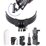 Foldable Action Camera Helmet Mount Kit With J Hook And Phone Clamp-1915196675568308232