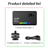 140 Led Rgb Studio Video & Photo Fill Light - Black-1915196677589962758
