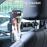 Car Seat Mount For Action Cameras - 21Mm Ballhead With Tripod Adapter-1915197578790703106