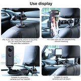 Universal Car Seat Mount For Action Cameras - 21Mm Ballhead-1915197509555326979