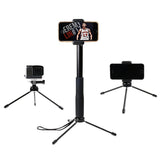Foldable Tripod Selfie Stick For Action Cameras And Phones - 93Cm-1915198112792711175