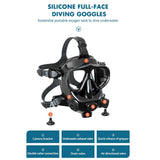 Action Camera Diving Snorkel Mask For Water Sports-1915196772821635076