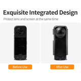 Transparent Black Sunnylife Camera Cover For Insta360 X4 With Integrated Lens Screen Protection-1915196560963145733