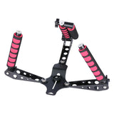 Multifunctional Camera Shoulder Mount For Dslr / Video Camera With Red Handles-1915196590340050949