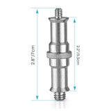 Aluminum Flash Light Bracket Adapter - 1 / 4 To 3 / 8 Screw Thread-1915198018446036996