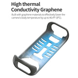 Graphene Protective Case For Insta360 X4 With Hand Strap - Black-1915196795407962115