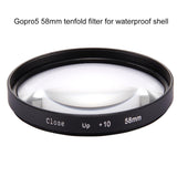 10X Close Up Lens Filter For Gopro Hero7 / 6 / 5 - 58Mm Dual Function-1915197271805399043