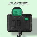 600 Led Flat Fill Light With Remote & Display - Ttv-600-1915197283830468608