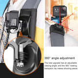 Backpack Mount For Gopro And Other Action Cameras - Hook And Loop Fastener-1915197186333872135