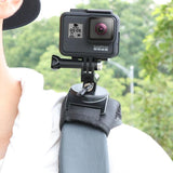Backpack Mount For Gopro And Other Action Cameras - Hook And Loop Fastener-1915197186333872136