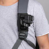 Backpack Mount For Gopro And Other Action Cameras - Hook And Loop Fastener-1915197186333872137