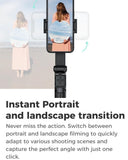 Portable Smartphone Gimbal Stabilizer - Foldable Green-1915196542168469509