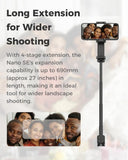 Portable Smartphone Gimbal Stabilizer - Foldable Green-1915196542168469511