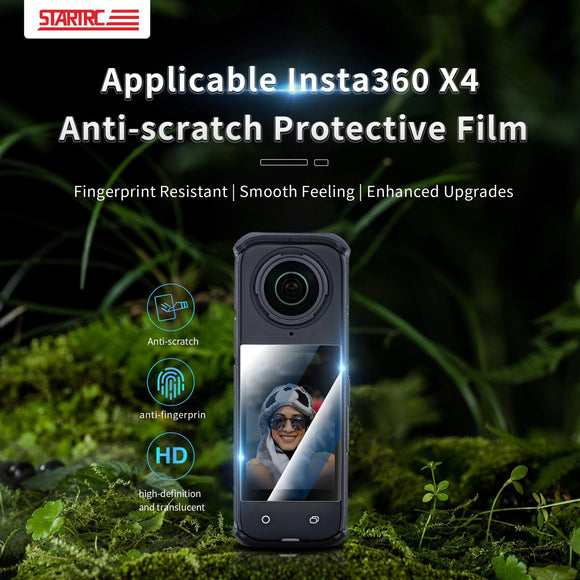 2-Pack Tempered Glass Film For Insta360 X4 - Hd Quality-1915196706530660353