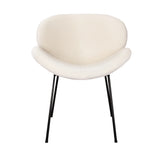 NNEED 2PCS Dining Chair Sherpa White