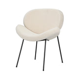 NNEED 2PCS Dining Chair Sherpa White