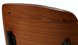 NNEED 6x Dining Chairs Leather Wooden Metal Legs Walnut