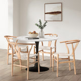 NNEED Dining Chair Wooden Hans Wegner Wishbone Chair