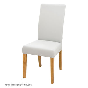 NNEDSZ Artiss Dining Chair Covers 4x Slipcovers Spandex Stretch Banquet Wedding White