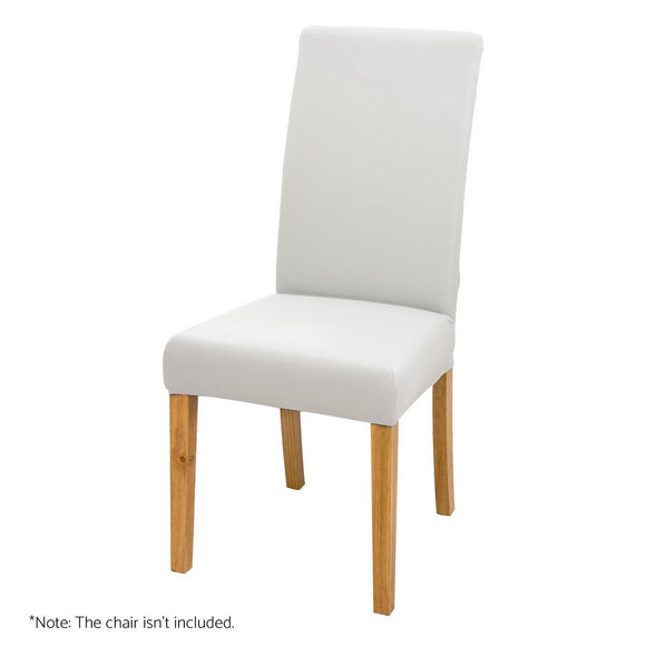 NNEDSZ Artiss Dining Chair Covers 4x Slipcovers Spandex Stretch Banquet Wedding White