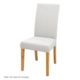 NNEDSZ Artiss Dining Chair Covers 4x Slipcovers Spandex Stretch Banquet Wedding White