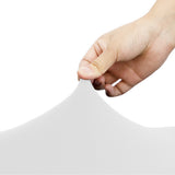 NNEDSZ Dining Chair Covers 6x Slipcovers Spandex Stretch Banquet Wedding White