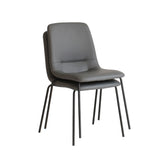 Levede Stackable Dining Chairs Kitchen Grey-1910113294778241024
