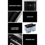 NNEDSZ Devanti Dehumidifier 2L Air Purifier Black