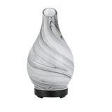 NNEDSZ Devanti Aromatherapy Aroma Diffuser Essential Oil Humidifier LED Glass Marble