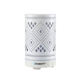 Devanti Ultrasonic Aroma Diffuser Aromatherapy 100ml LED Lights Iron Humidifier Forest