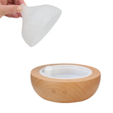 NNEDSZ Devanti Aroma Aromatherapy Diffuser LED Oil Ultrasonic Air Humidifier Glass Wood