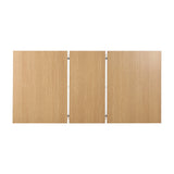 NNEED 160cm Extendable Dining Table with 6PCS Chairs Velvet Beige