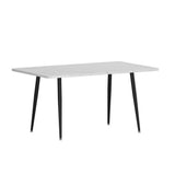 NNEDSZ 1.5M Artiss Dining Table Marble Effect