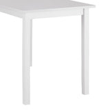 NNEDSZ Dining Chairs and Table Dining Set 4 Cafe Chairs Set Of 5 4 Seater White