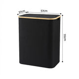 NNETM 2-Section Foldable Laundry Basket with Removable Bags