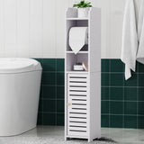 NNEDSZ Artiss Bathroom Cabinet Toilet Roll Holder Tissue Organizer 3 Tier Floor Cabinet