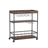 NNEDSZ Artiss Kitchen Island Rolling Serving Cart