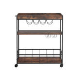 NNEDSZ Artiss Kitchen Island Rolling Serving Cart