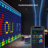 NNEOBA Christmas LED Curtain Lights with Bluetooth Remote Control