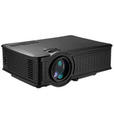1800 Lumens Home Theater Projector With Remote - Supports Av Usb Vga Hdmi - Black-1915196502574239744