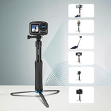 Telescopic Selfie Stick For Action Cameras-1915196721831481351