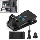 360 Degree Rotation Backpack Mount For Gopro Dji Xiaoyi & Other Action Cameras-1915196770481213440