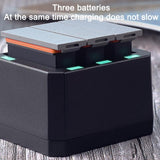 Led Indicator Usb Triple Batteries For Dji Action - Compact-1915196760079339522