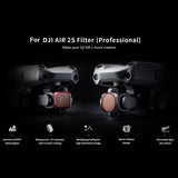 Variable Vnd Lens Filter For Dji Air 2S - 2.5 Stop-1915197622050754562