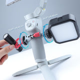 Extension Bracket With Dual Cold Shoe For Dji Om4 / Mobile 3 Stabilizer-1915198117922344964